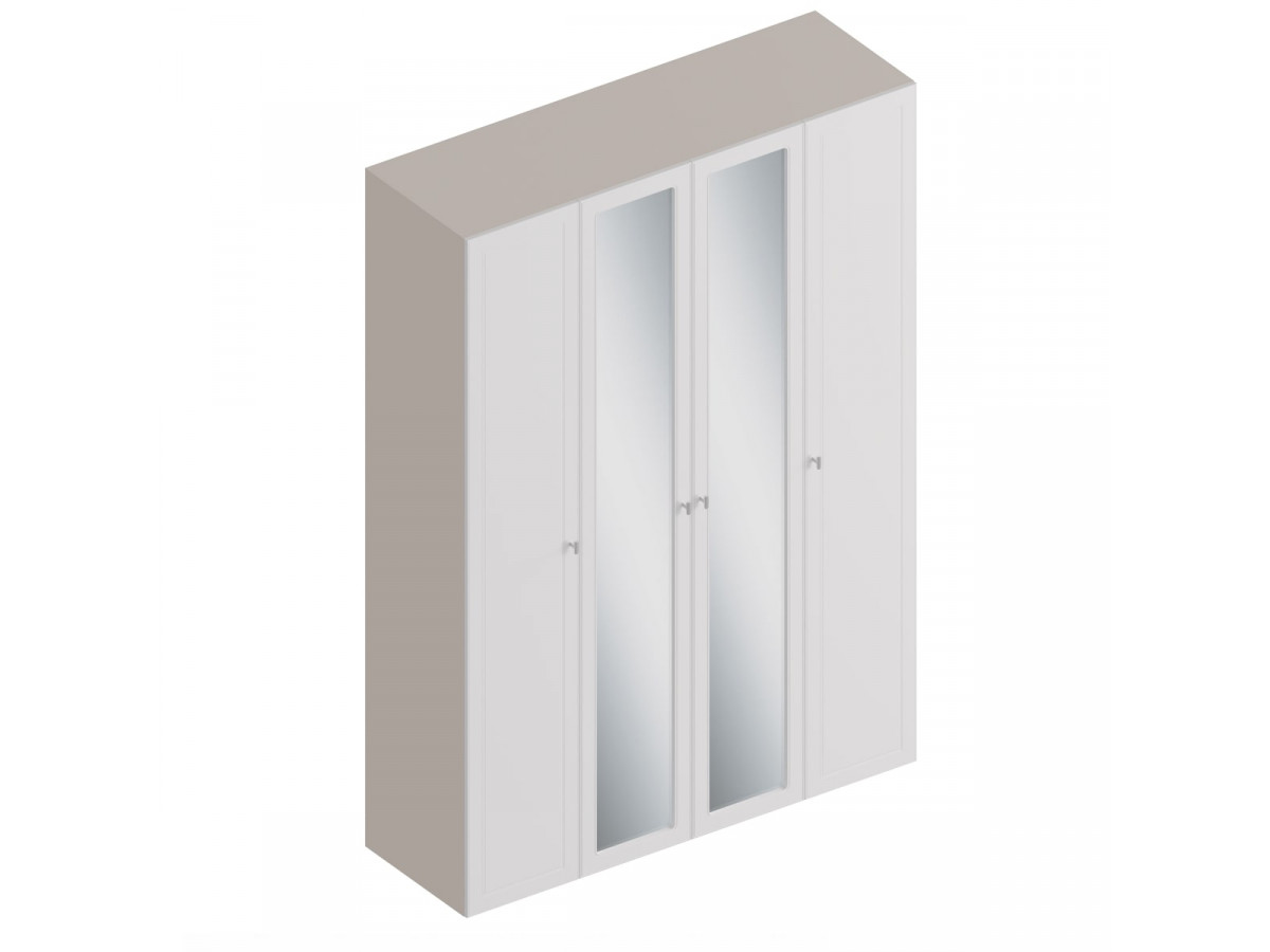 Лорэн Шкаф 4-ств с зеркалом